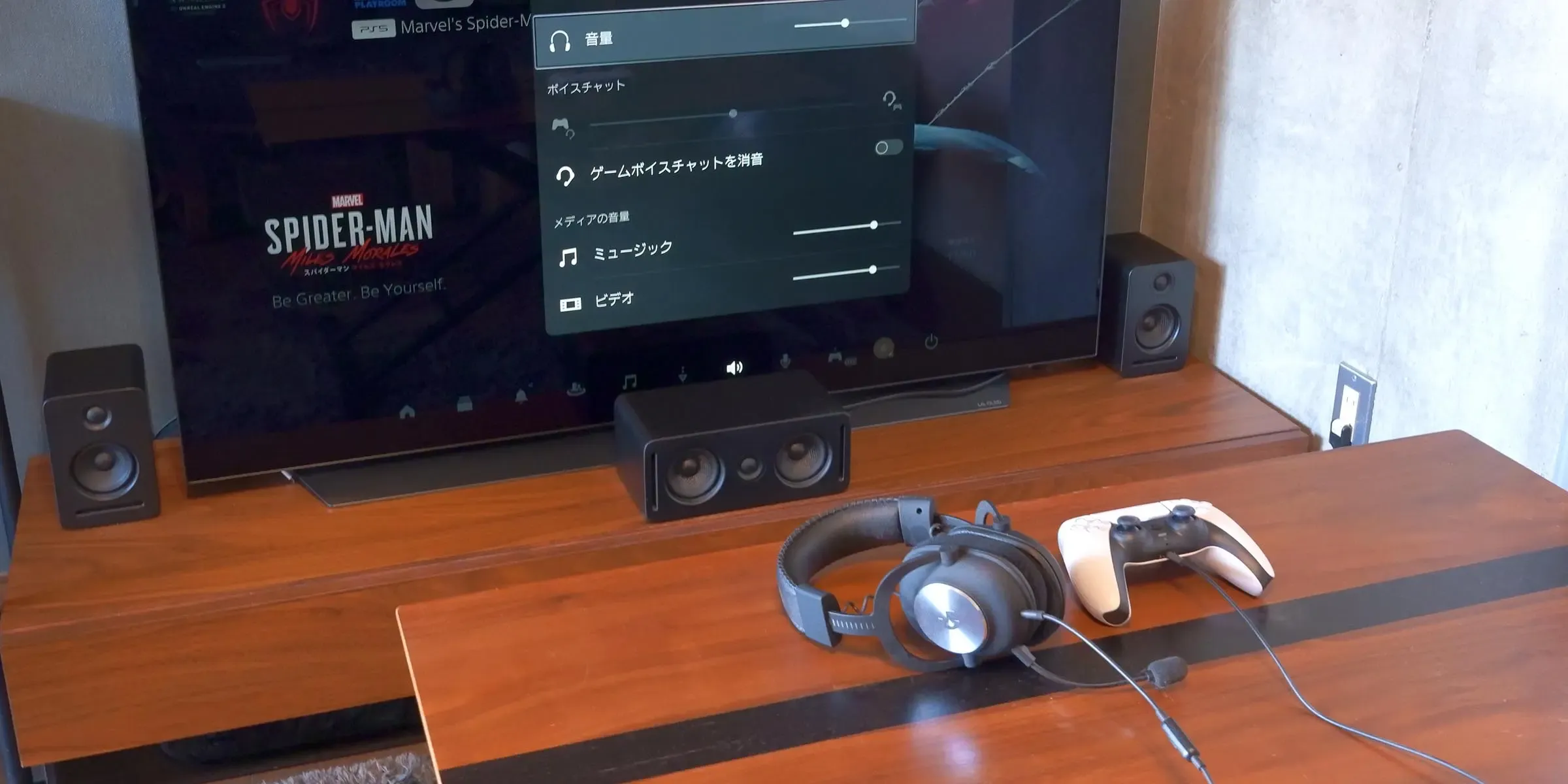 PlayStationでの通話の様子