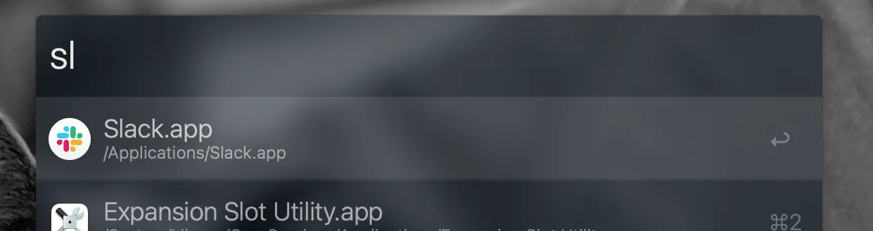 Searching for an app