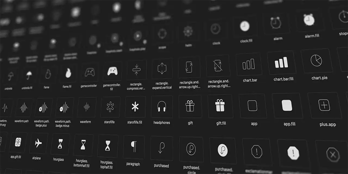 Using iOS 13's SF Symbols in Sketch and XD