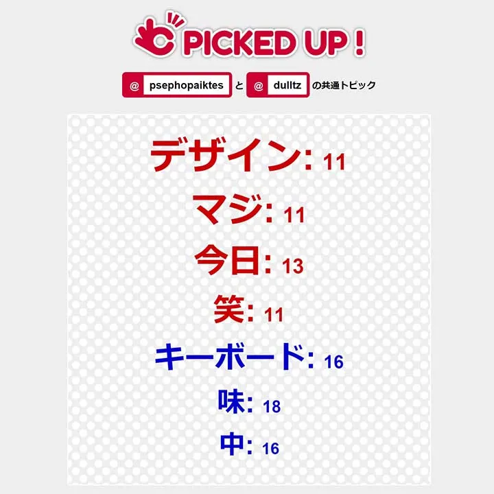 Webアプリのスクリーンショット